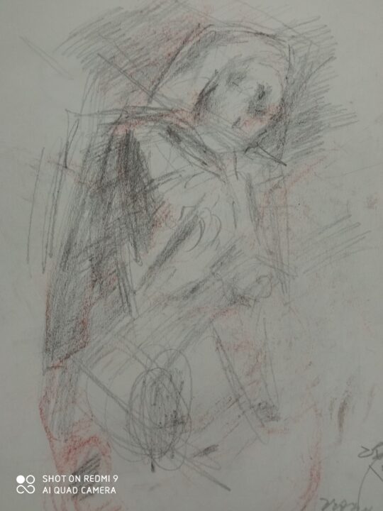 The second new analyzing drawing under Louvre palace
