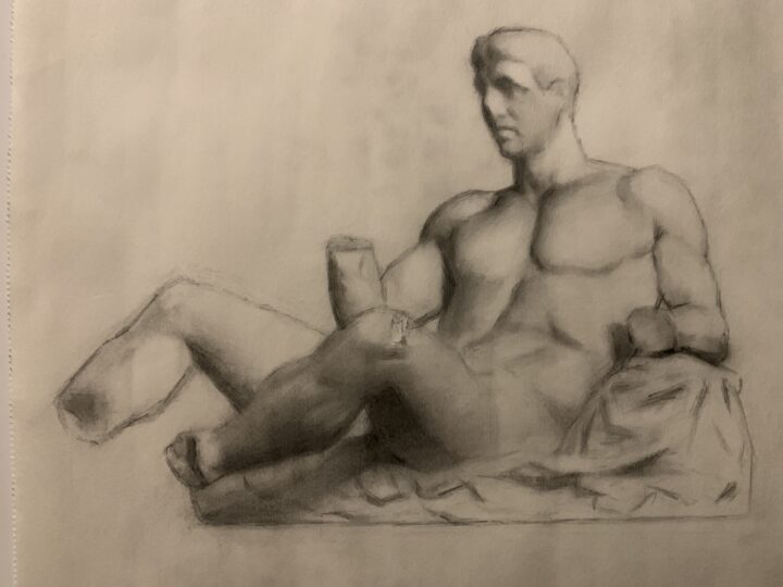 The new progress of the new drawing interpretation during the online drawing lesson I teach
