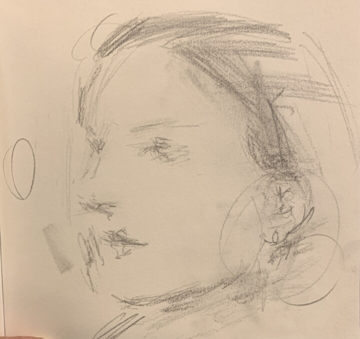 The very quick drawing of the French student