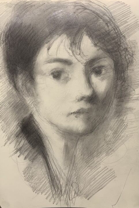 The portrait the French woman-The demonstration